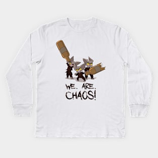 Boozies - We. Are. Chaos! Kids Long Sleeve T-Shirt